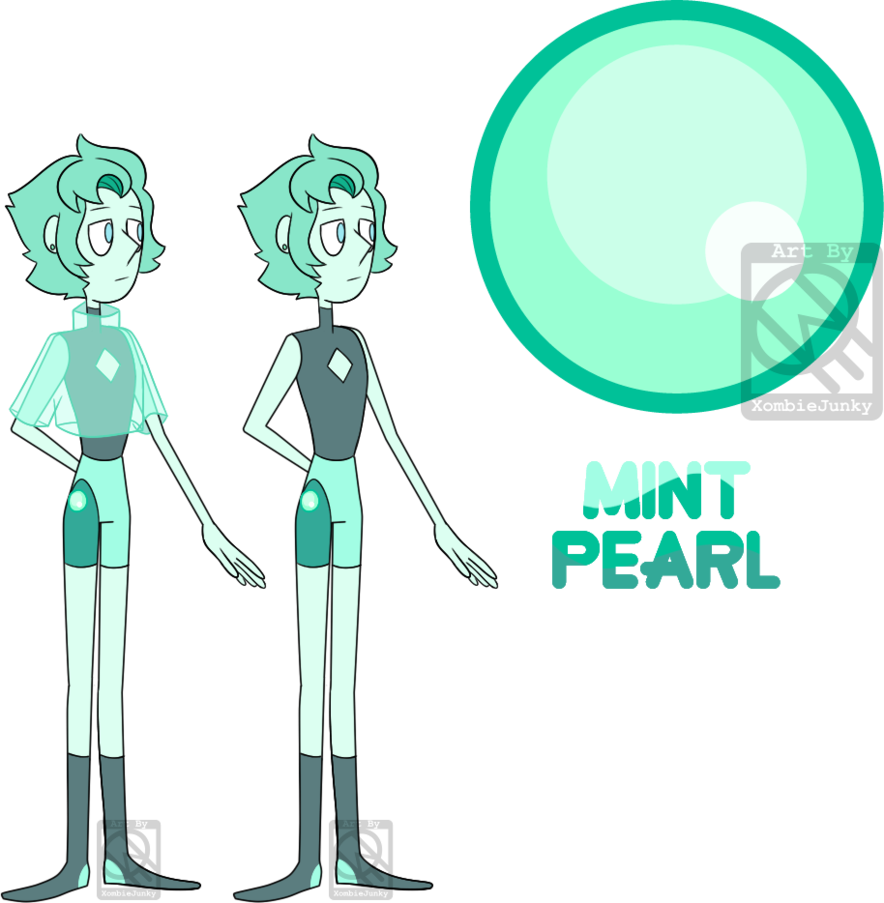 Pearl clipart single pearl. Suoc mint by xombiejunky