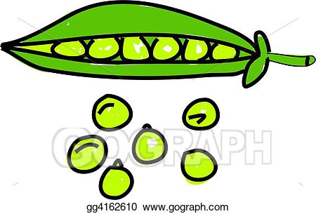 Peas clipart. Drawing gg gograph
