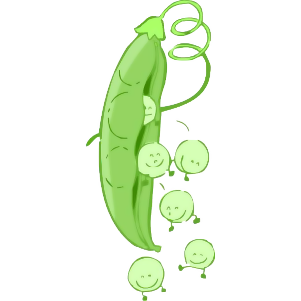 Peas clipart baby pea. Cartoon clip art lovely