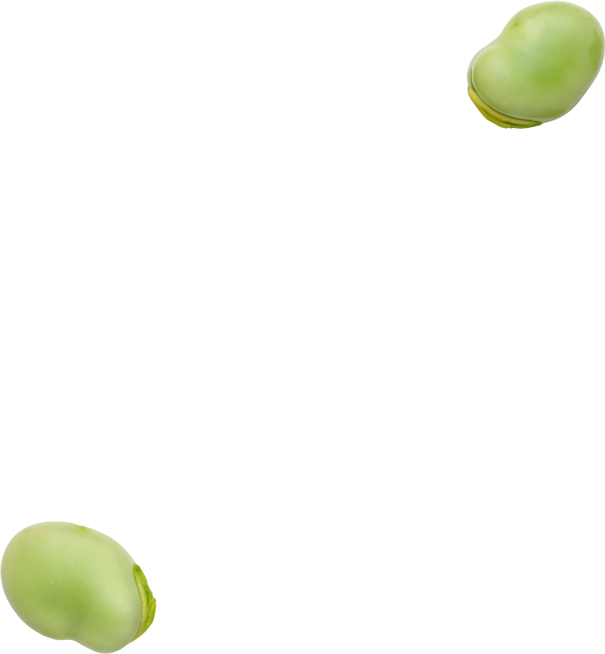 Peas broad bean