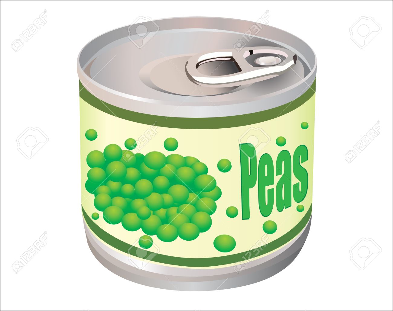 peas clipart canned pea