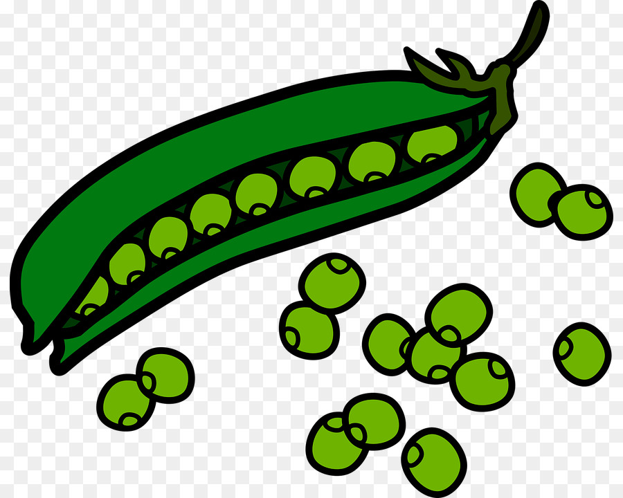 peas clipart green food