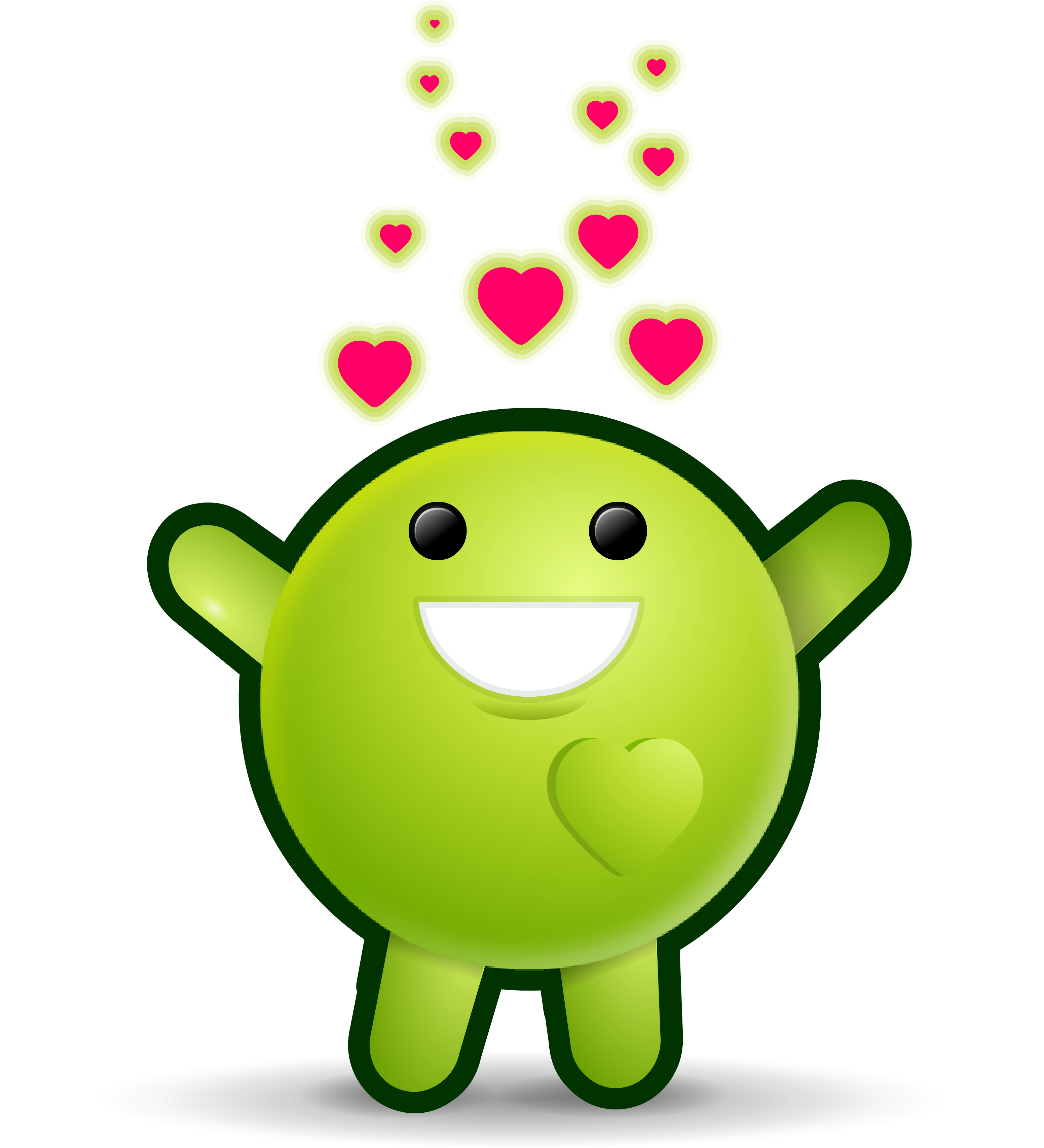 Peas clipart smiley. Pea green physio 