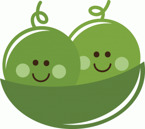 peas clipart two