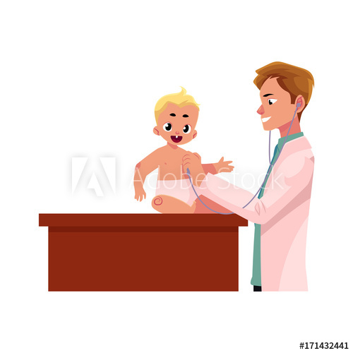 pediatrician clipart chest