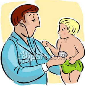 pediatrician clipart chest