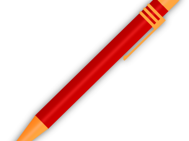 pen clipart coloured pen