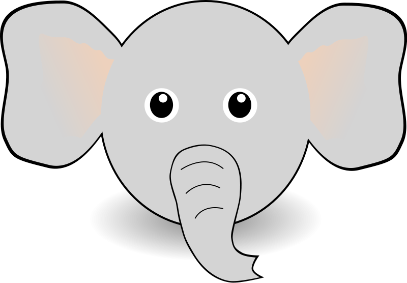 Pen clipart face.  collection of elephant