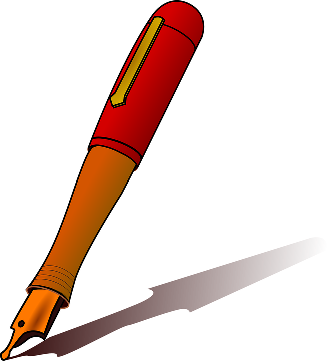 pen clipart horizontal