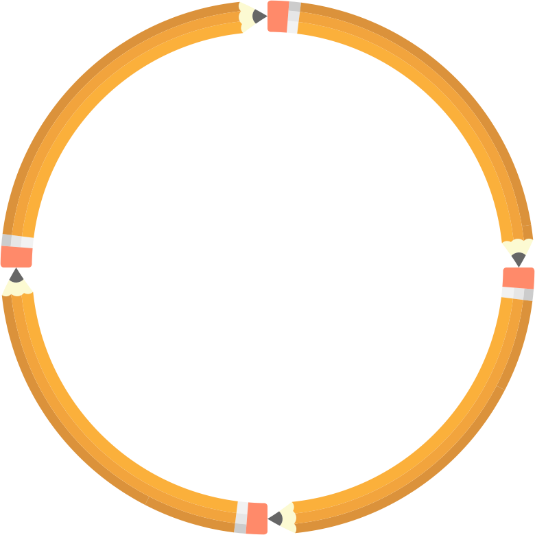 pencil clipart circle