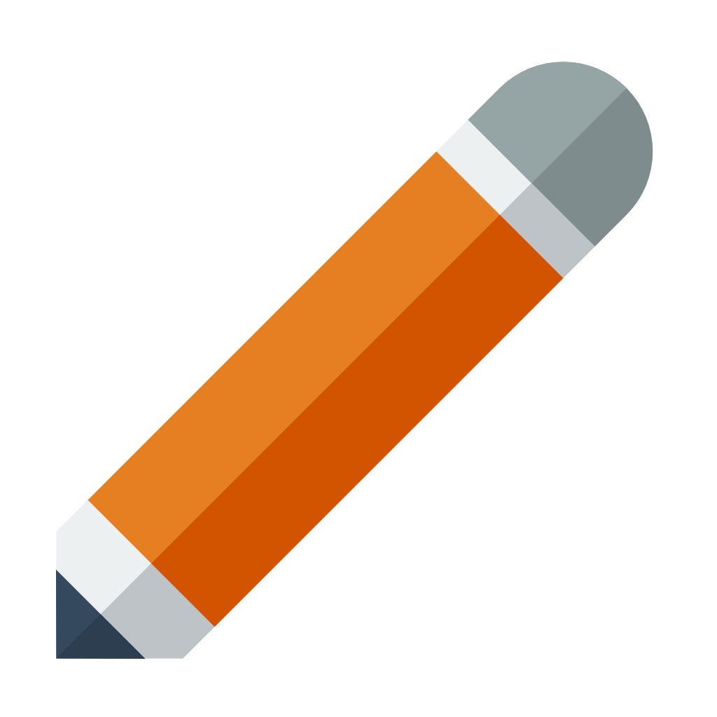 Pencil icon png. Small flat iconset paomedia
