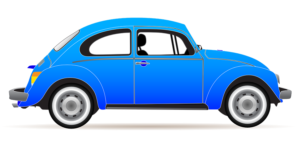 Pencils clipart car. Blue big pencil and