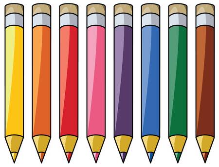 pencils clipart group