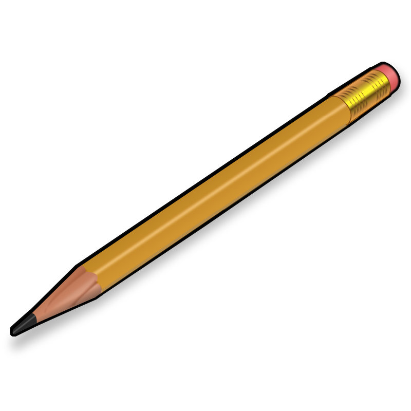 pencils clipart outline
