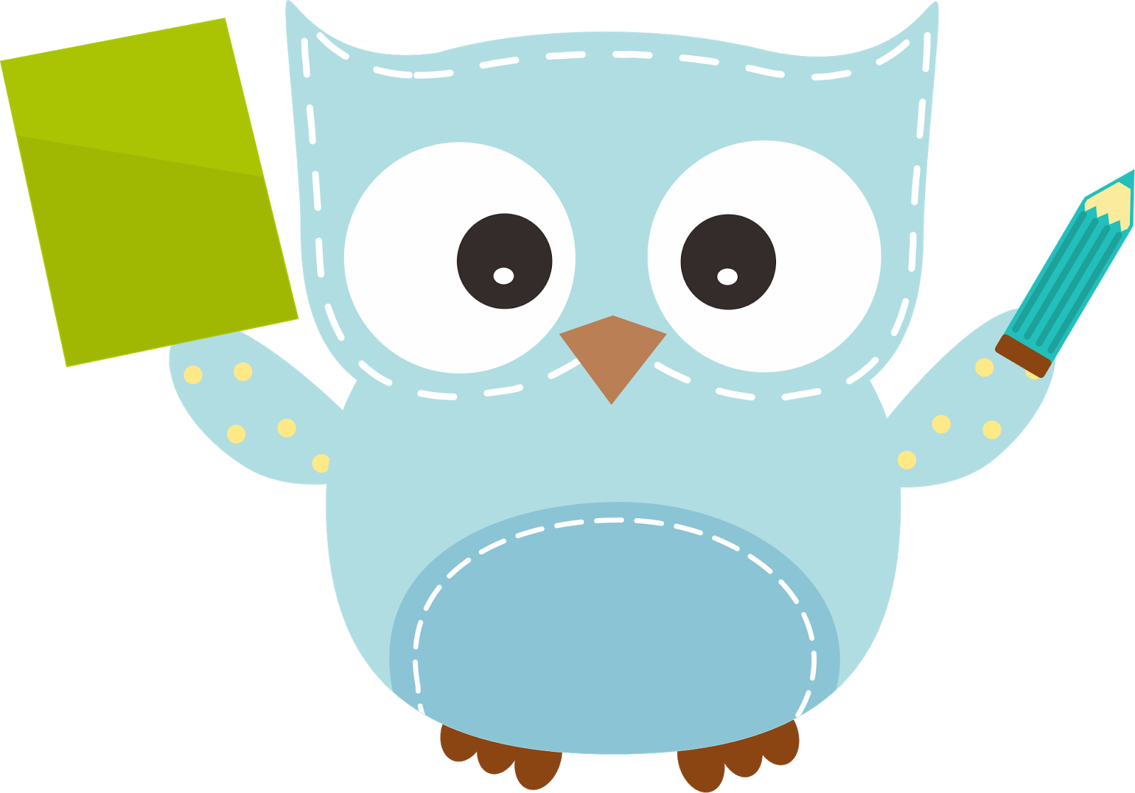 Pencils clipart owl. With pencil letters format