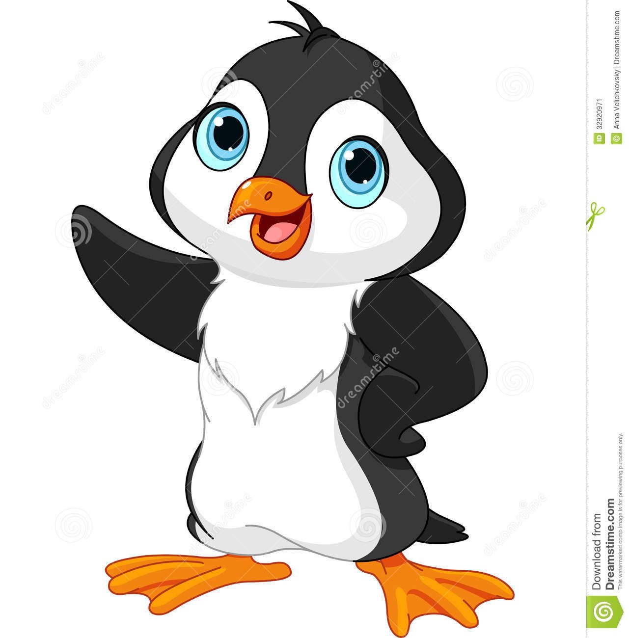 penguin clipart applique