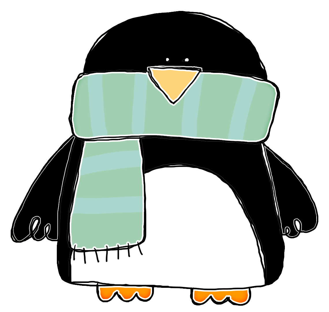 penguin clipart baby girl