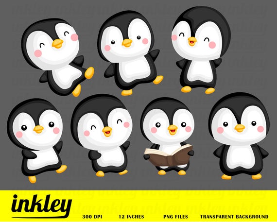 Penguin clipart bird. Clip art cute animal