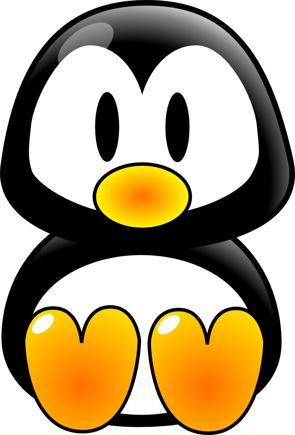 penguin clipart child