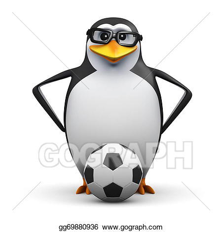 penguin clipart football