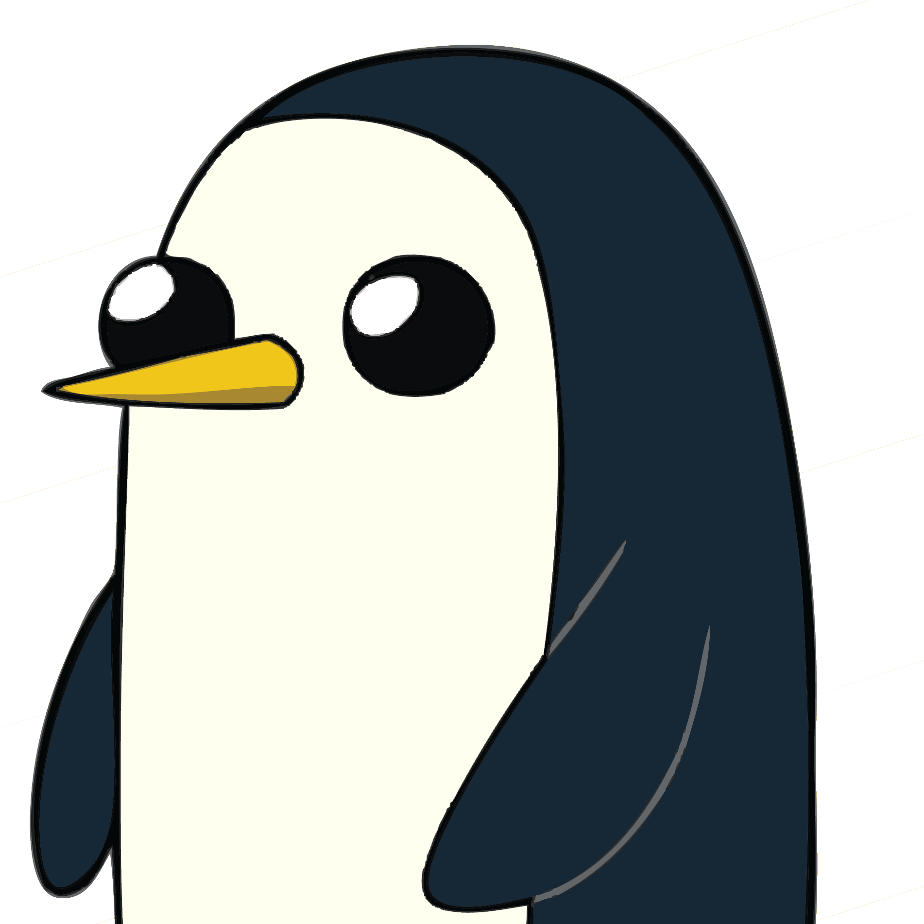 Penguin clipart profile. Racist racistterriost twitter