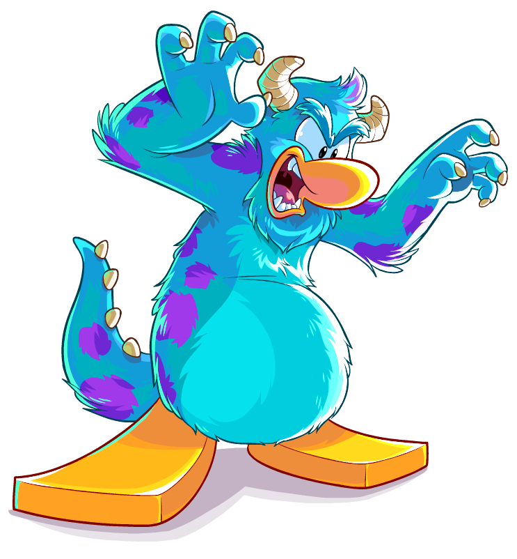 Club monsters university takeover. Snowboarding clipart penguin