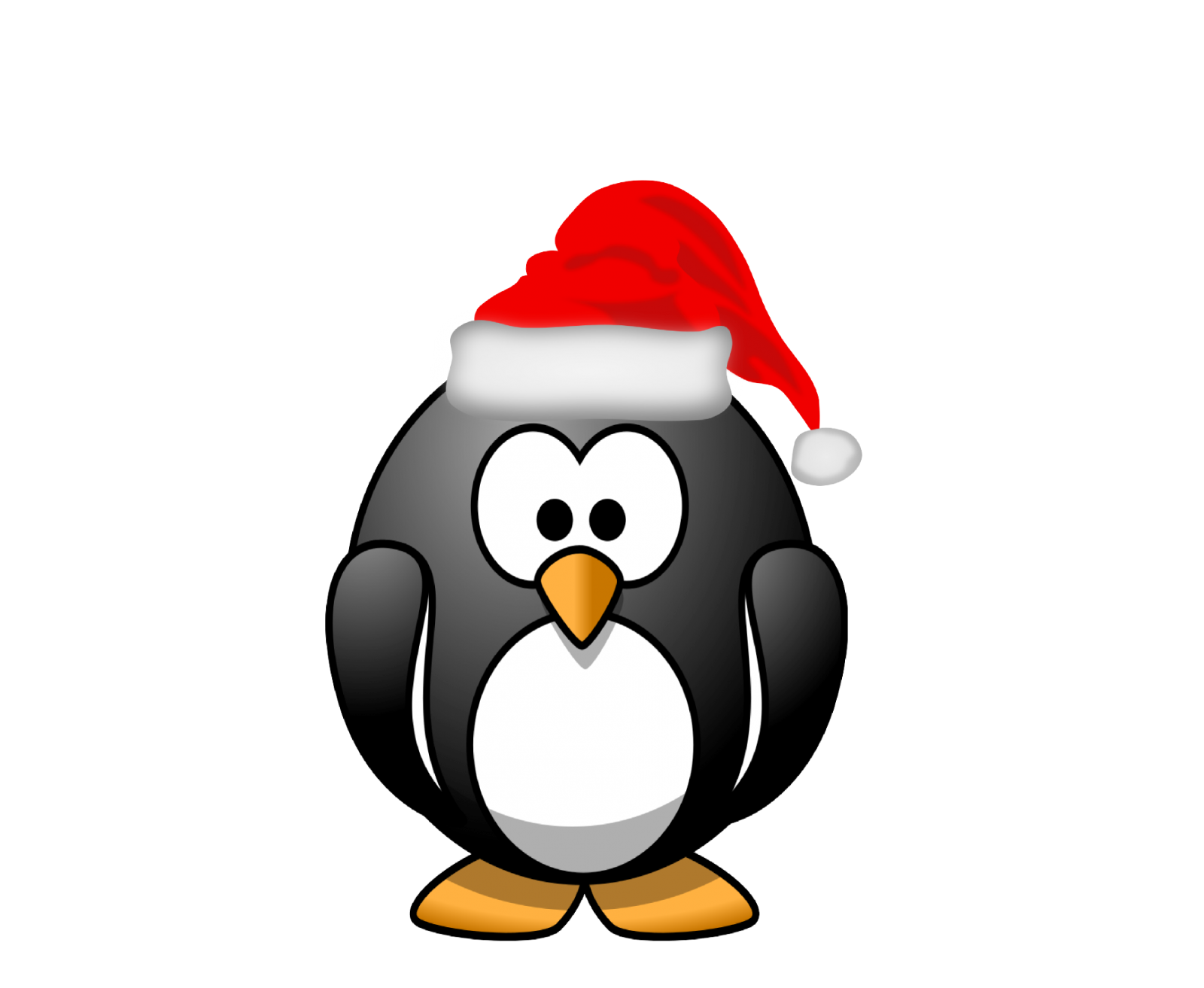penguins clipart christmas
