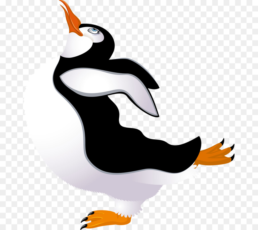penguins clipart flying