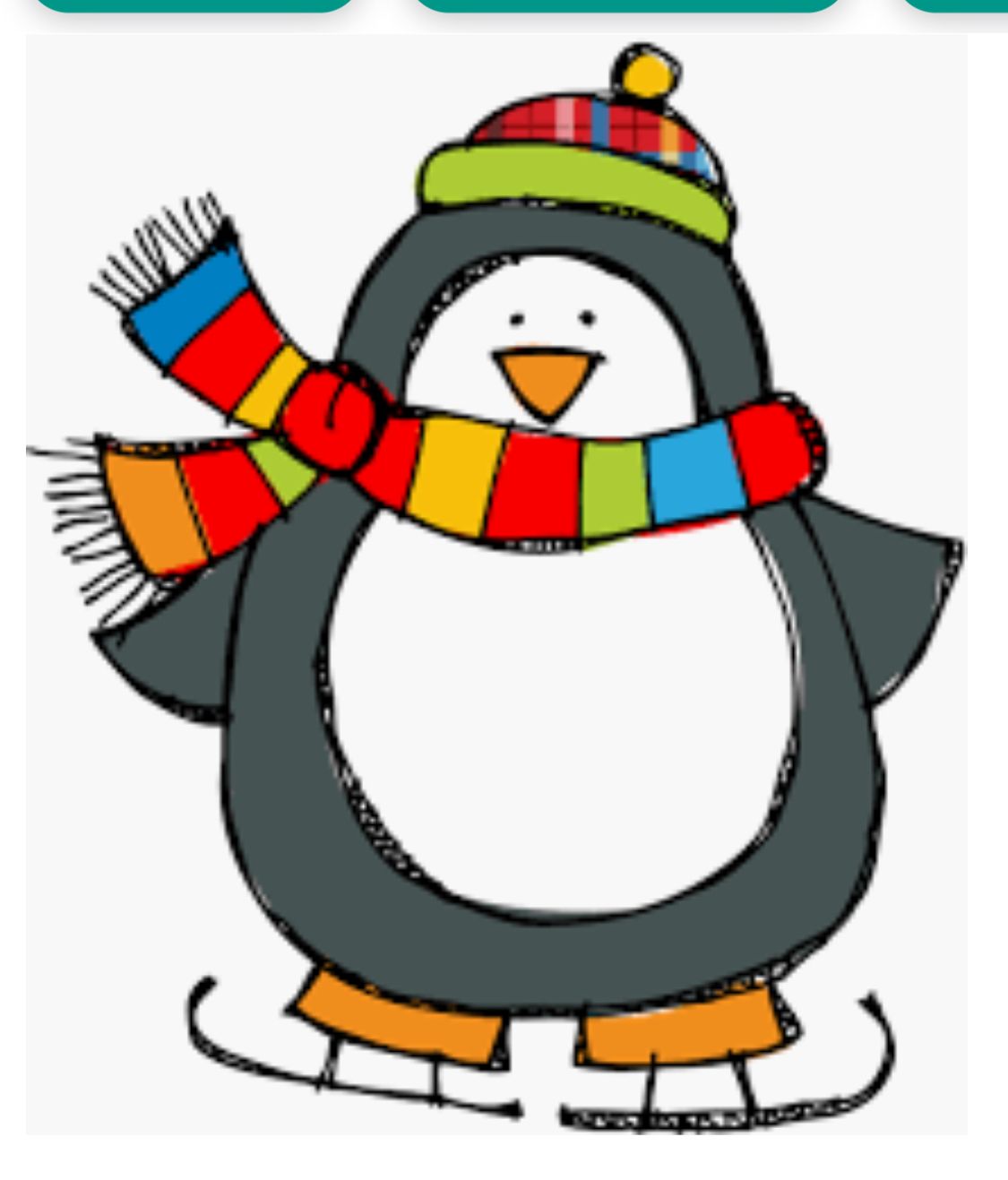 penguins clipart ice skating