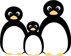 penguins clipart penguin family