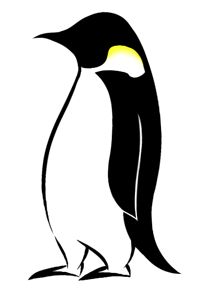 penguins clipart simple