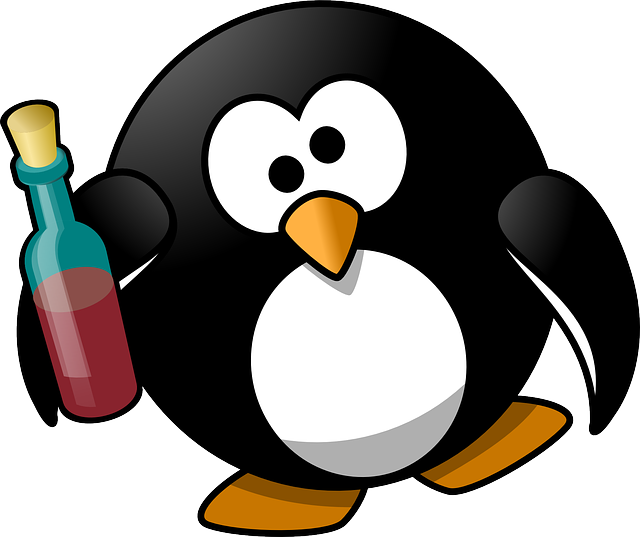 penguins clipart writing