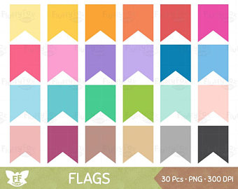 Pennant clipart banderines. Collection of free download