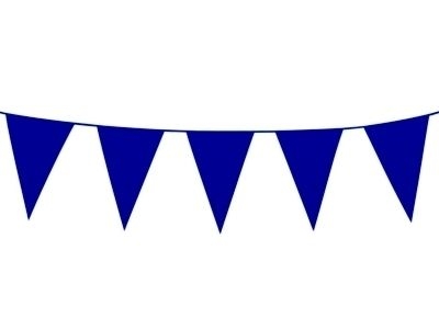pennant clipart blue