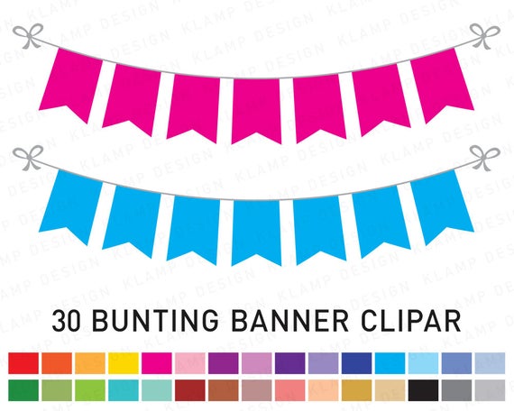 Banners banner flag party. Pennant clipart bunting