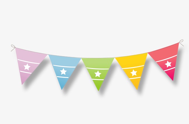 Pennant clipart color banner. Free png hd transparent