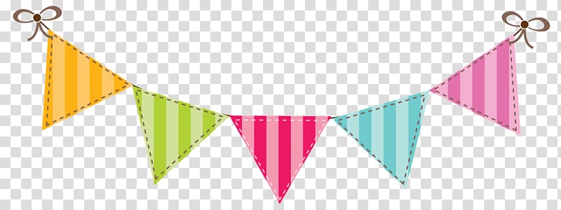 pennant clipart colored banner
