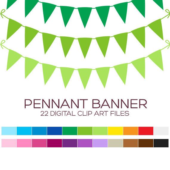 Pennant clipart pendant banner. Flags for personal by