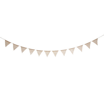 Pennant clipart single banner. Ready to decorate burlap