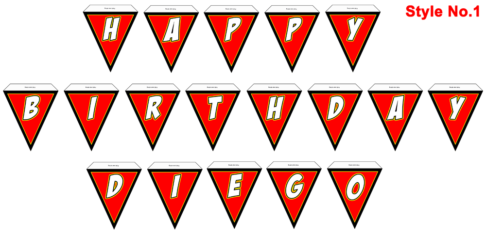 pennant clipart square banner