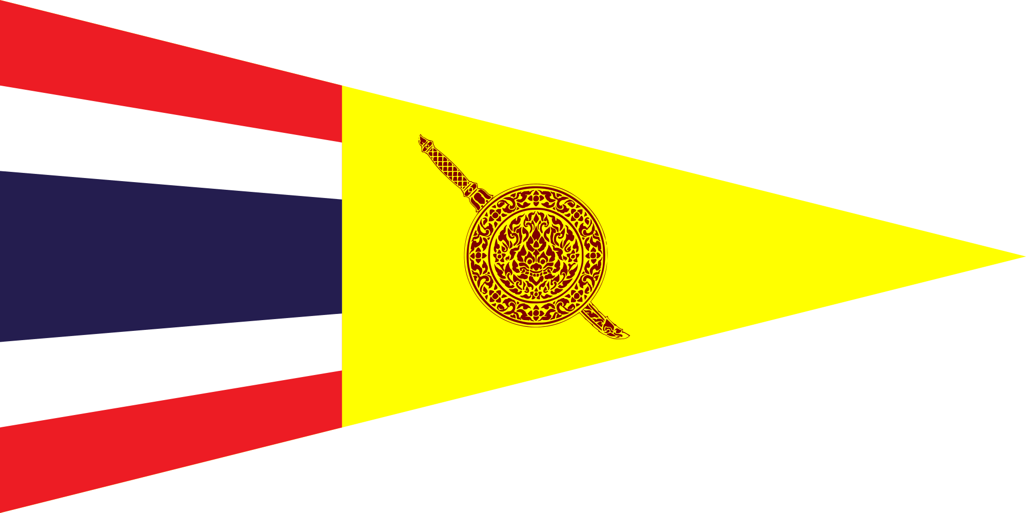 Pennant clipart svg. File thai immigration service