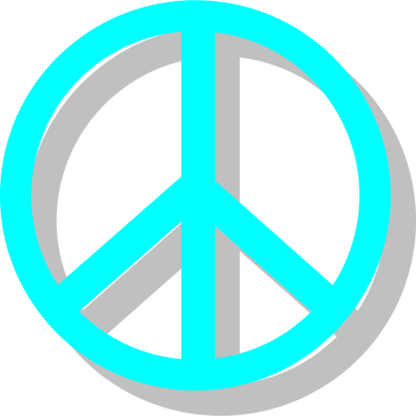 Pennant clipart teal. Pink peace signs 