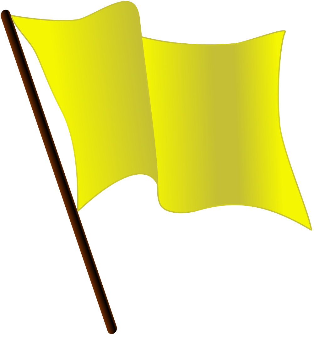 pennant clipart yellow