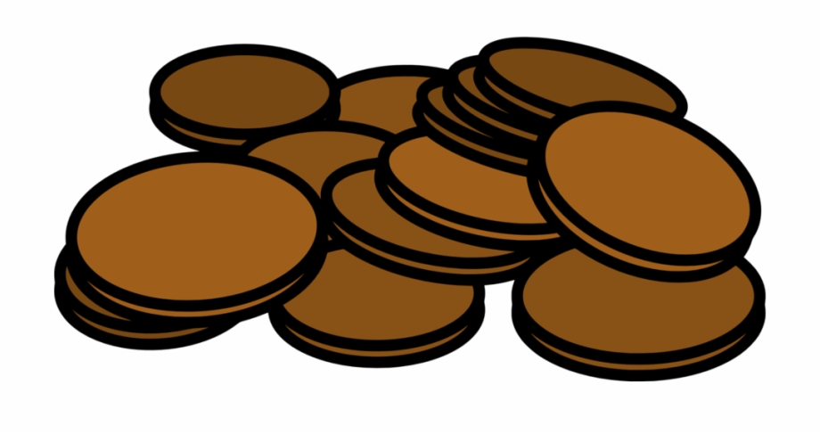 pennies clipart cartoon