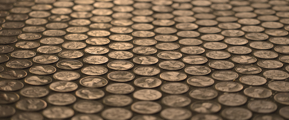 pennies clipart floor