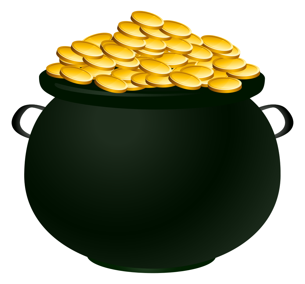 pennies clipart gold