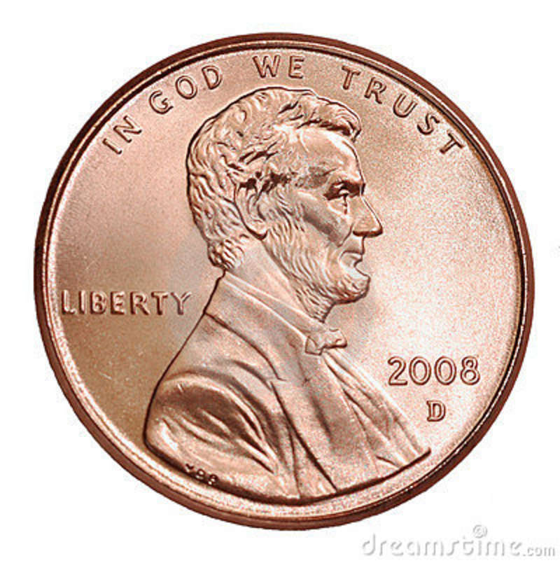  clip art penny. Dime clipart cent