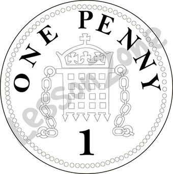 penny clipart english