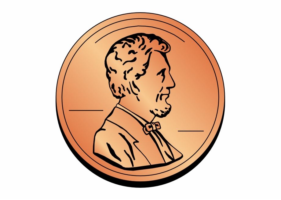 penny clipart side