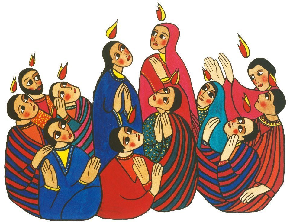 pentecost clipart acts the apostle